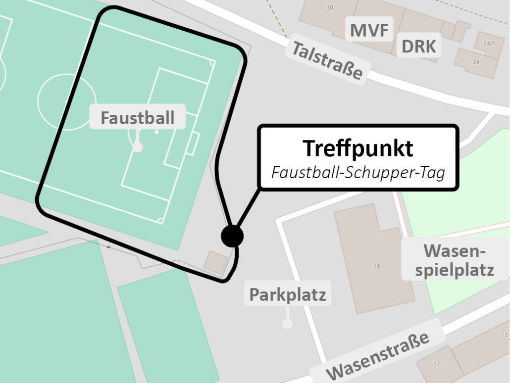 Karte Anfahrt Schnuppertag Faustball