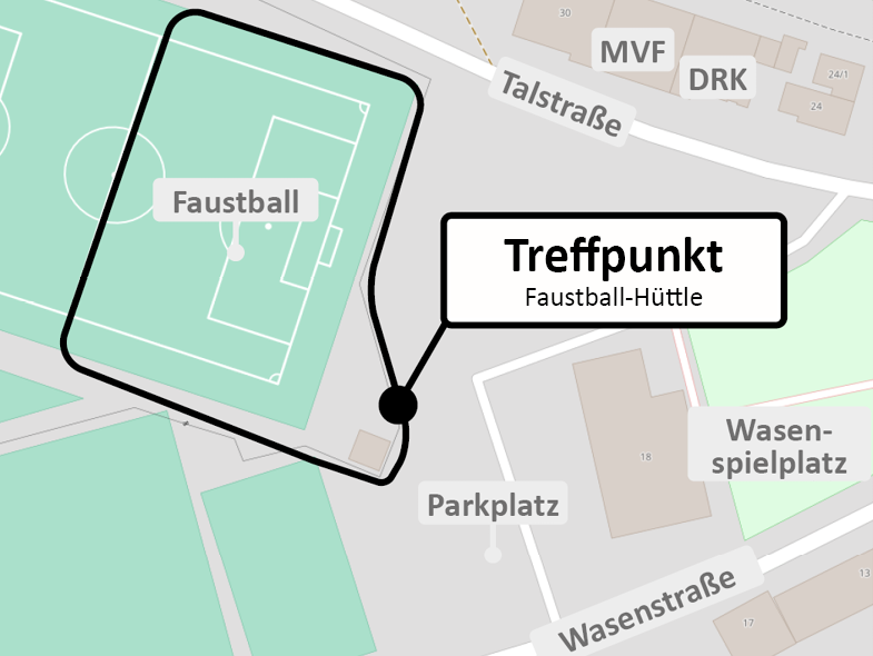 Treffpunkt Faustball-Hüttle
