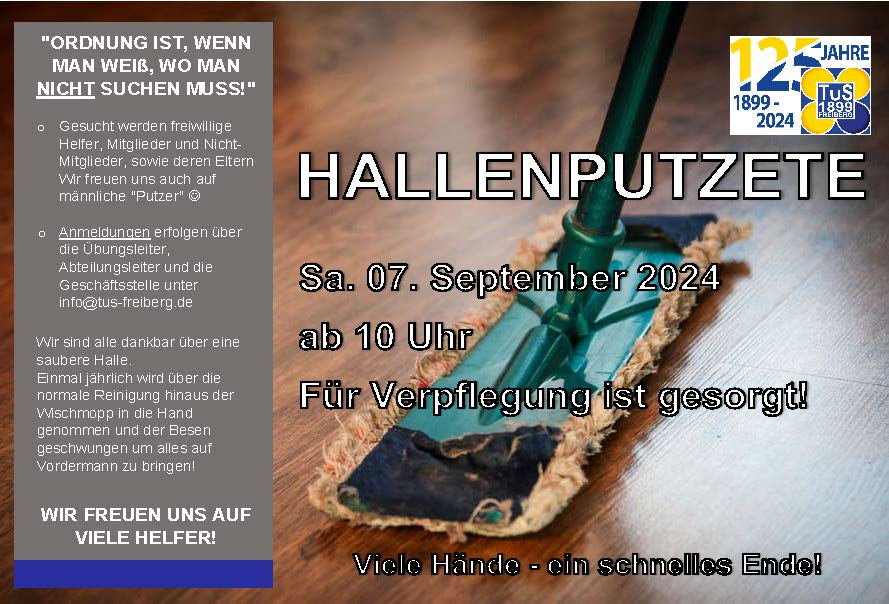 Hallenputzete 2024
